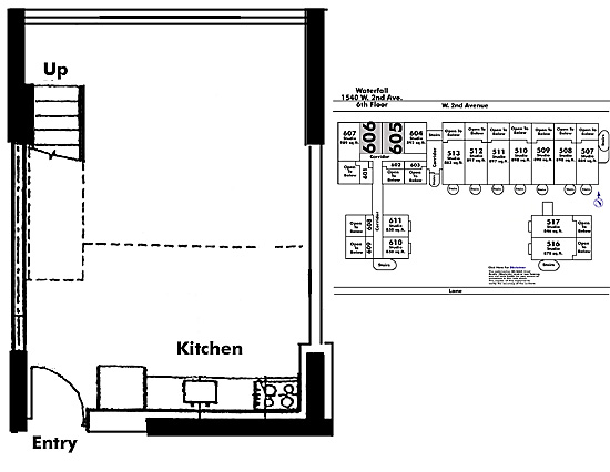 Floor plan 605