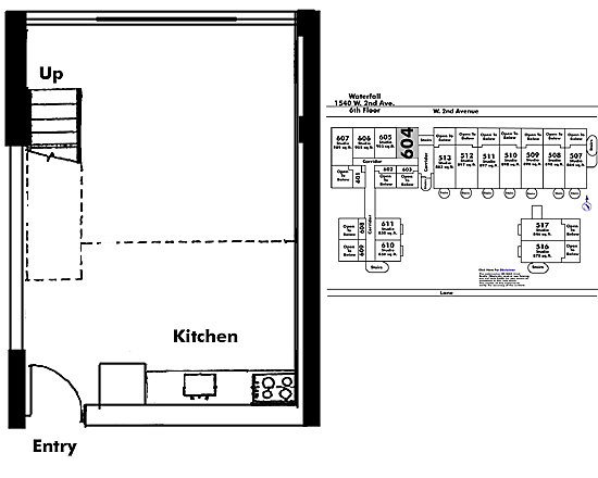 Floor plan 604