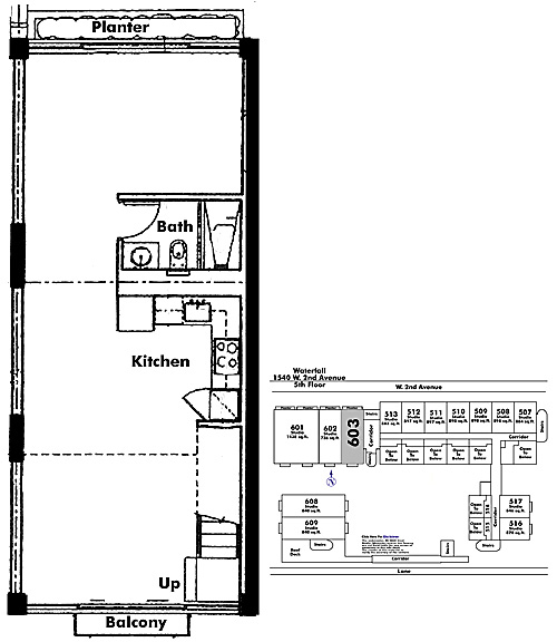 Floor plan 603