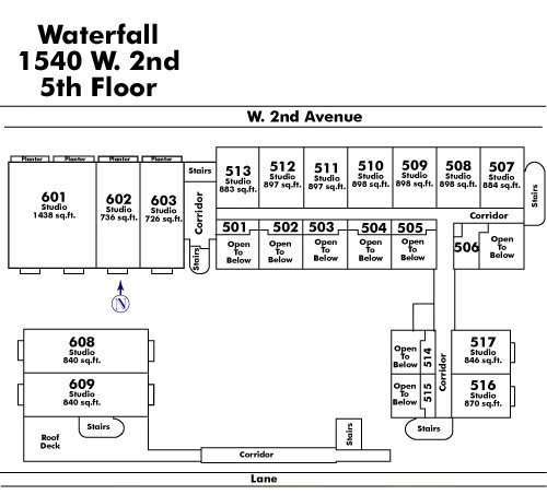 Floor plan 603