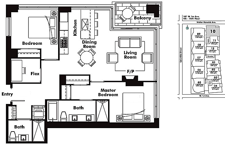 Floor plan 710
