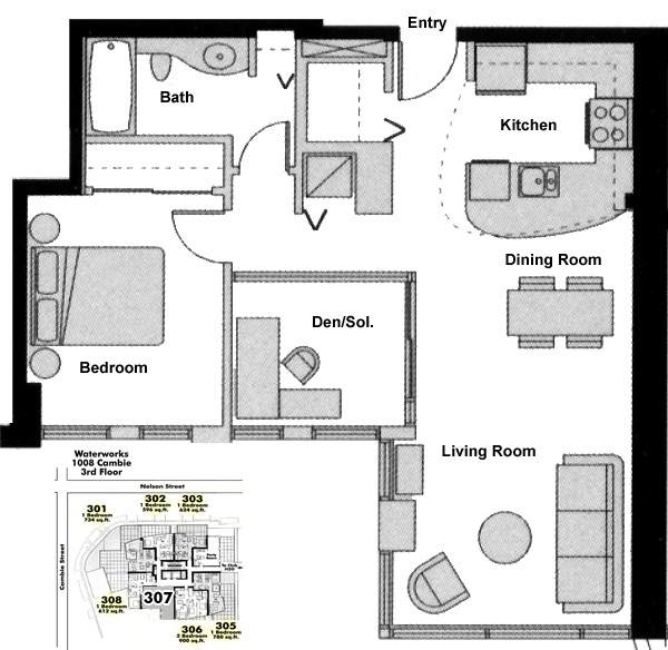 Floor plan 307