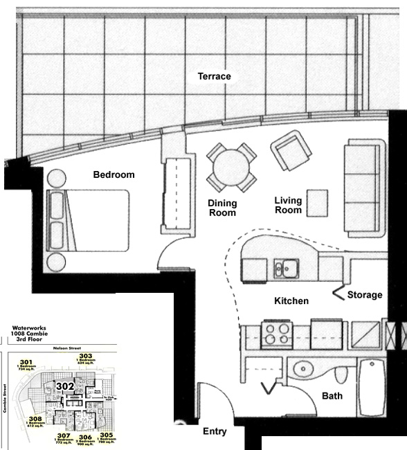 Floor plan 302