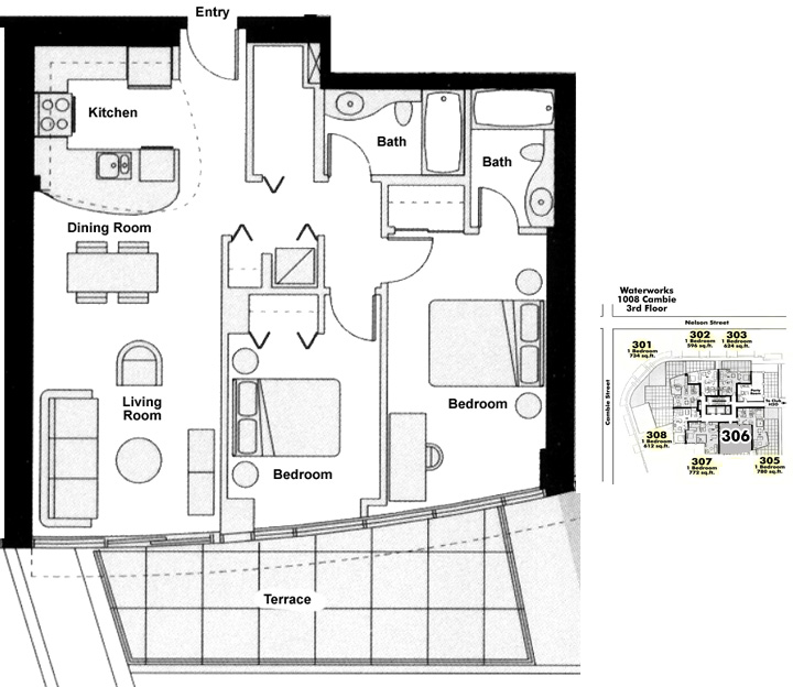 Floor plan 306
