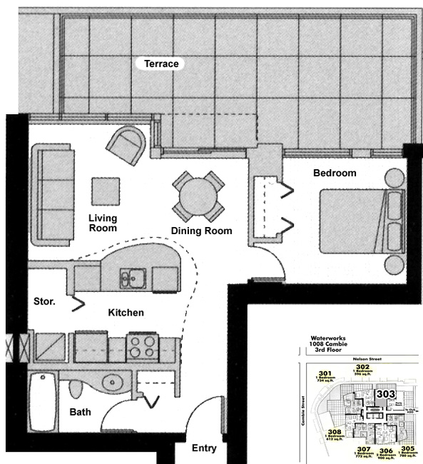 Floor plan 303