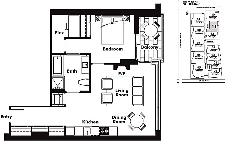 Floor plan 511