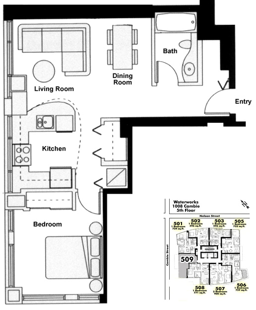 Floor plan 509