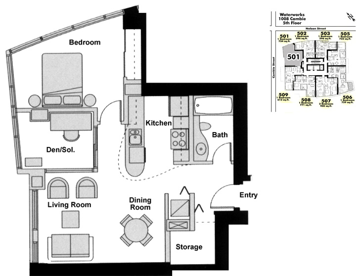 Floor plan 501