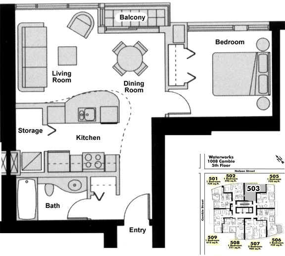 Floor plan 503