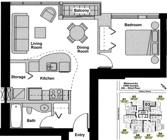 Floor plan 603