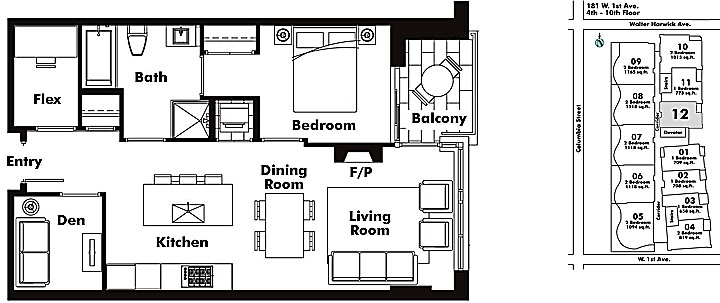 Floor plan 912