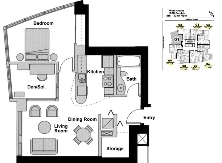 Floor plan 601