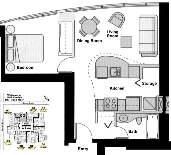 Floor plan 602