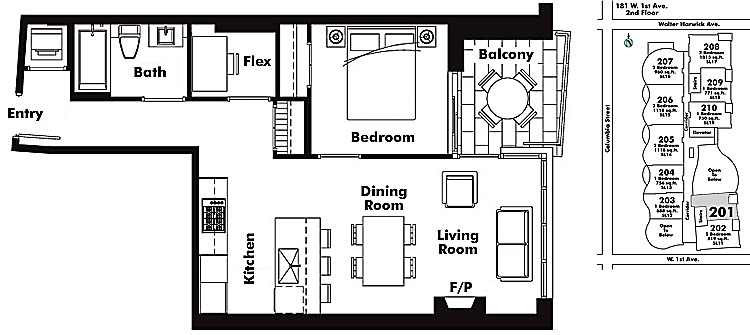 Floor plan 201