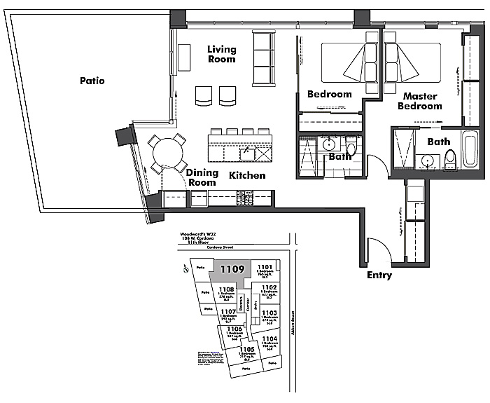 Floor plan 1109