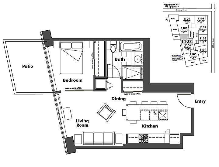 Floor plan 1107