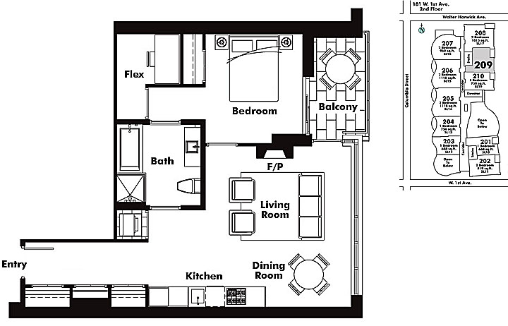 Floor plan 209