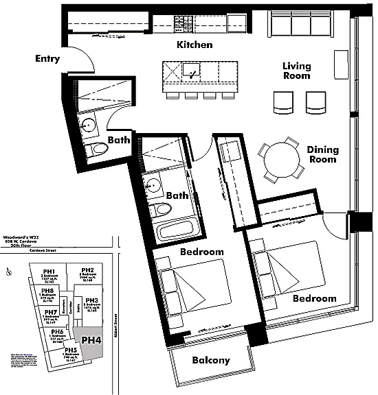 Floor plan PH4