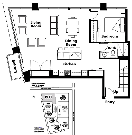 Floor plan PH1