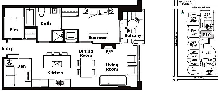 Floor plan 210