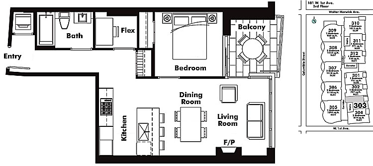 Floor plan 303