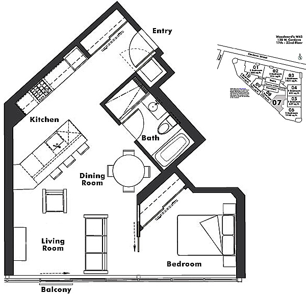 Floor plan 2107