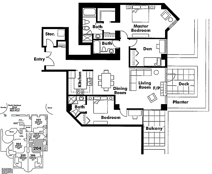 Floor plan 204