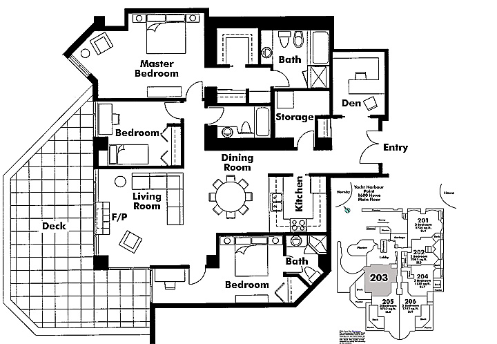 Floor plan 203