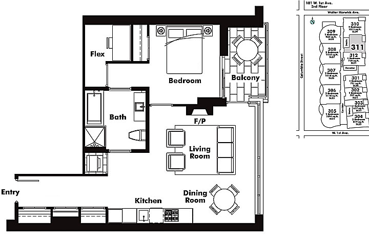 Floor plan 311