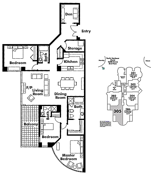 Floor plan 305