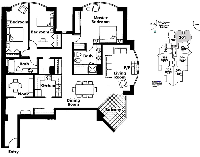 Floor plan 301