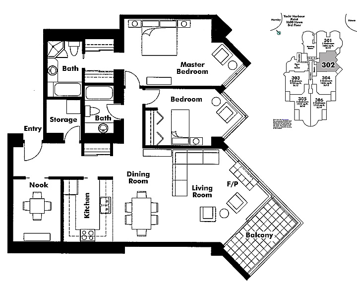 Floor plan 302