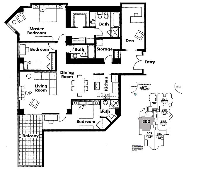 Floor plan 303