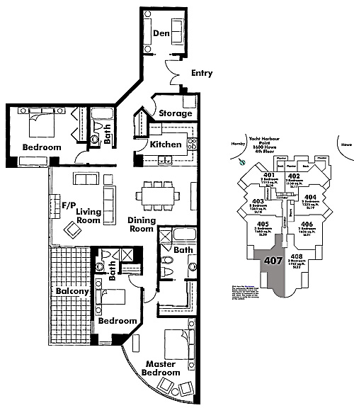 Floor plan 407