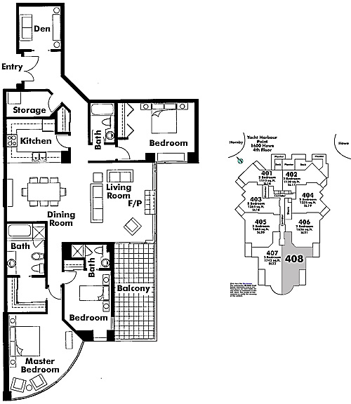 Floor plan 408