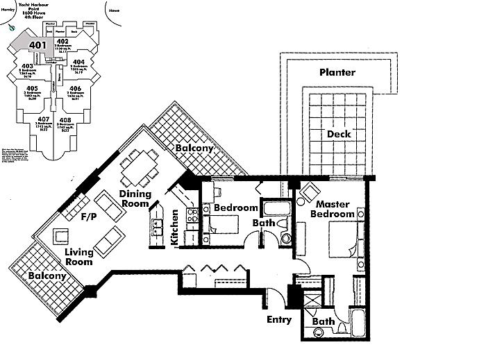 Floor plan 401