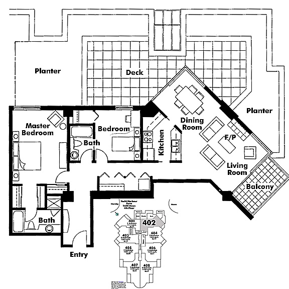 Floor plan 402