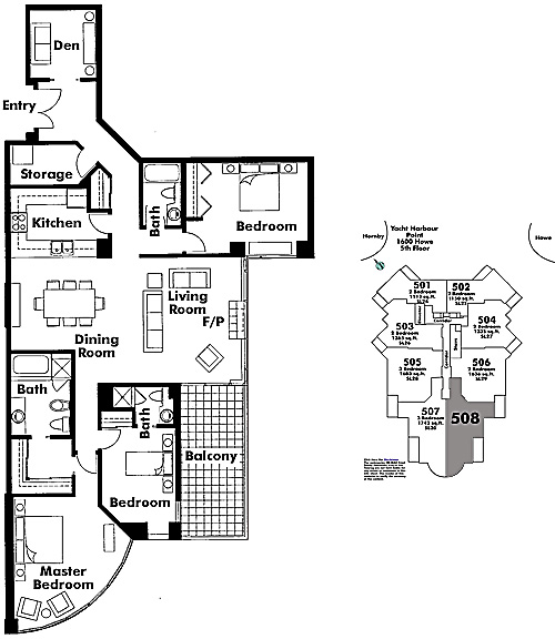 Floor plan 508