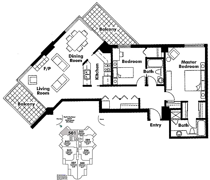 Floor plan 501