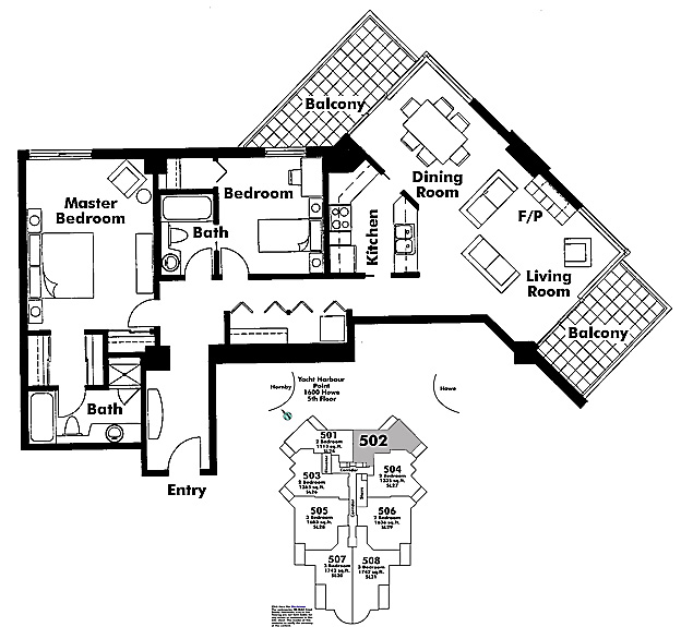 Floor plan 502