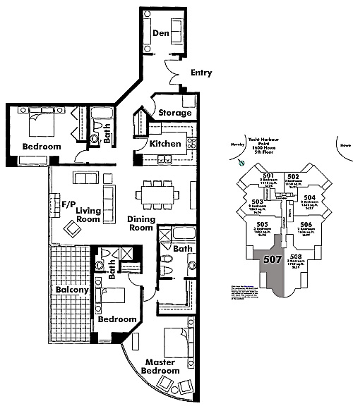 Floor plan 507