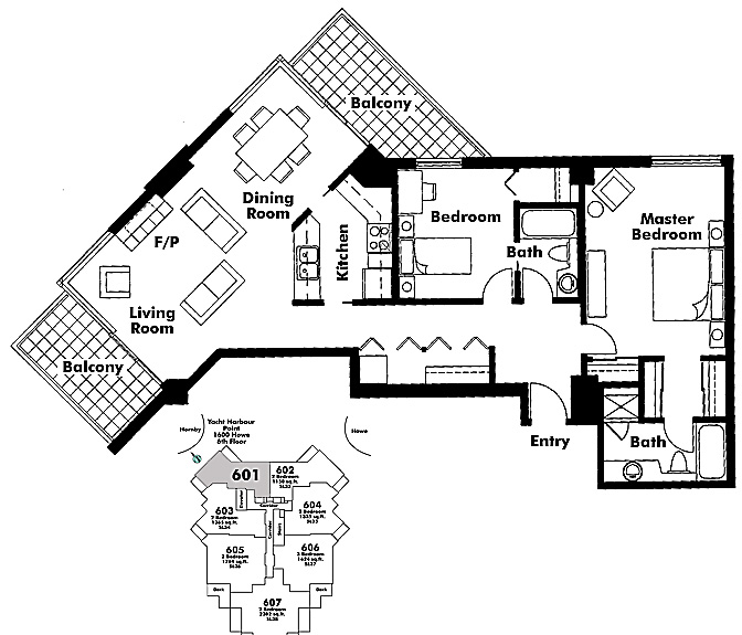 Floor plan 601