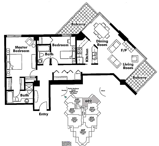 Floor plan 602