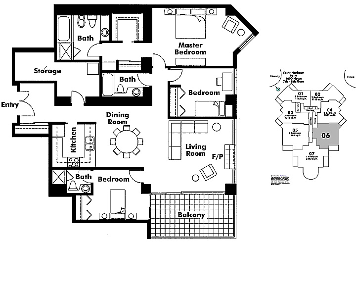 Floor plan 806