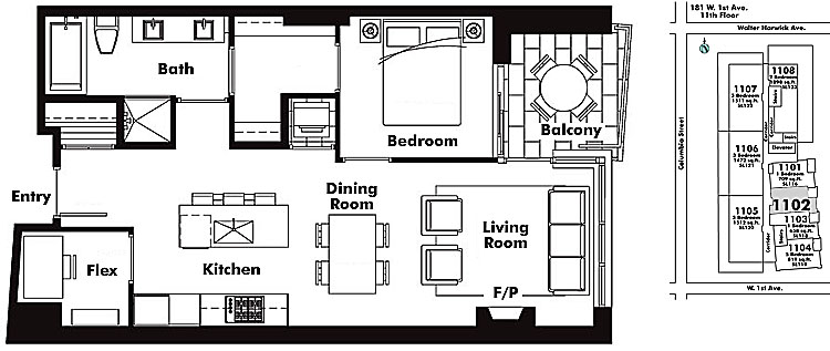 Floor plan 1102