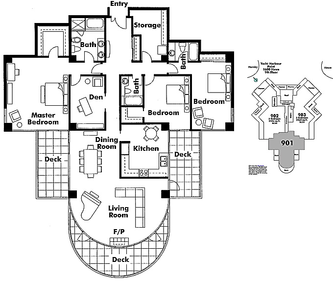 Floor plan 901