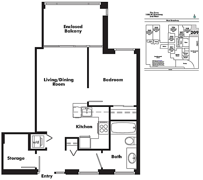 Floor plan 209