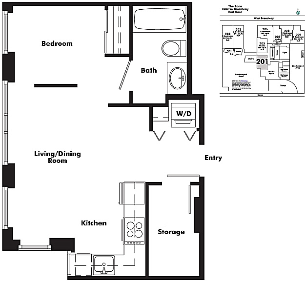 Floor plan 201