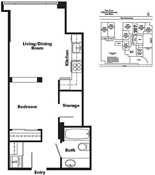 Floor plan 207