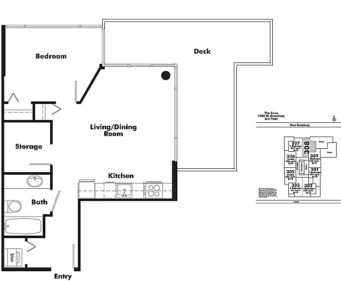Floor plan 308